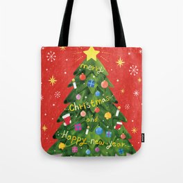 Christmas tree Tote Bag