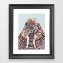 Mr. Walrus Framed Art Print