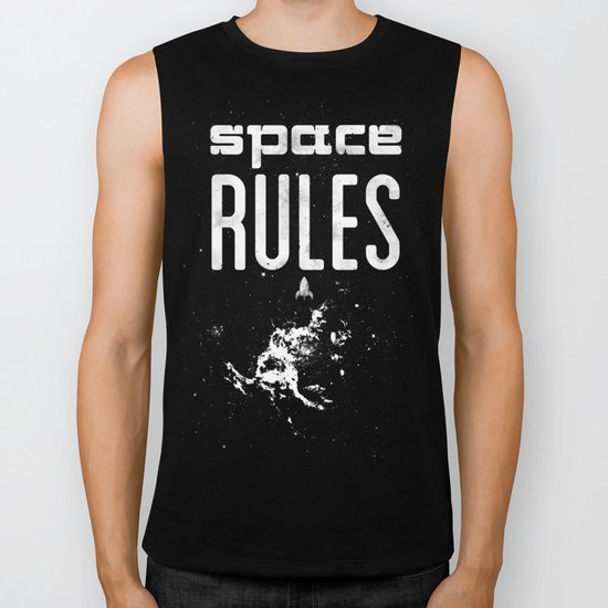 Space Rules Biker Tank