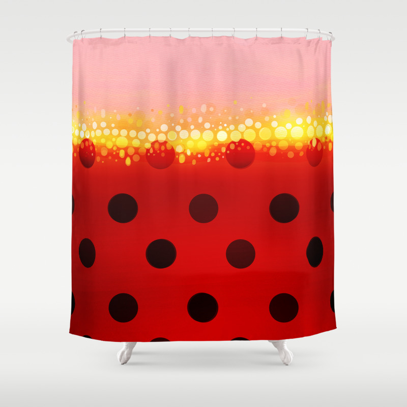 Miraculous Ladybug Designs 1 2 Shower Curtain By Nathengyn Society6