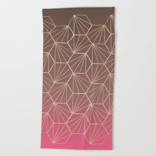 Natural Geometry II Beach Towel