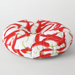 Peperoncino pattern, idea regalo divertente, piccantino Italia Floor Pillow