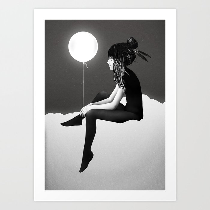 No Such Thing As Nothing (By Night) Art Print