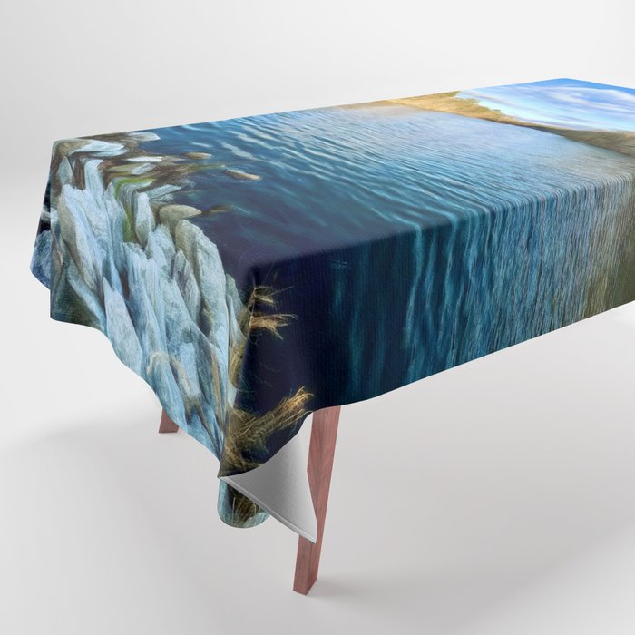 Blue Skies and Lakes in Georgia Tablecloth