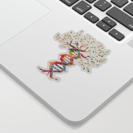 Tree of Life Tee, DNA product, Genetics design Sticker