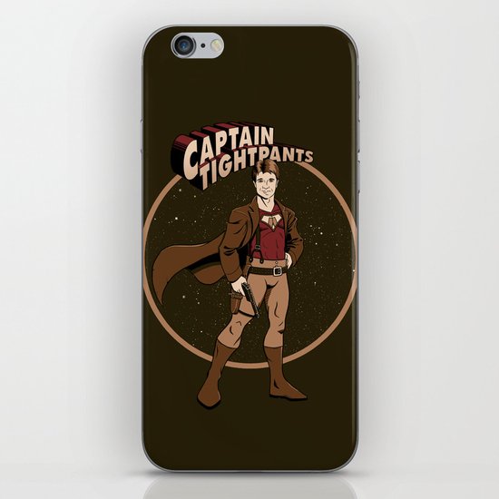Captain Tightpants iPhone & iPod Skin