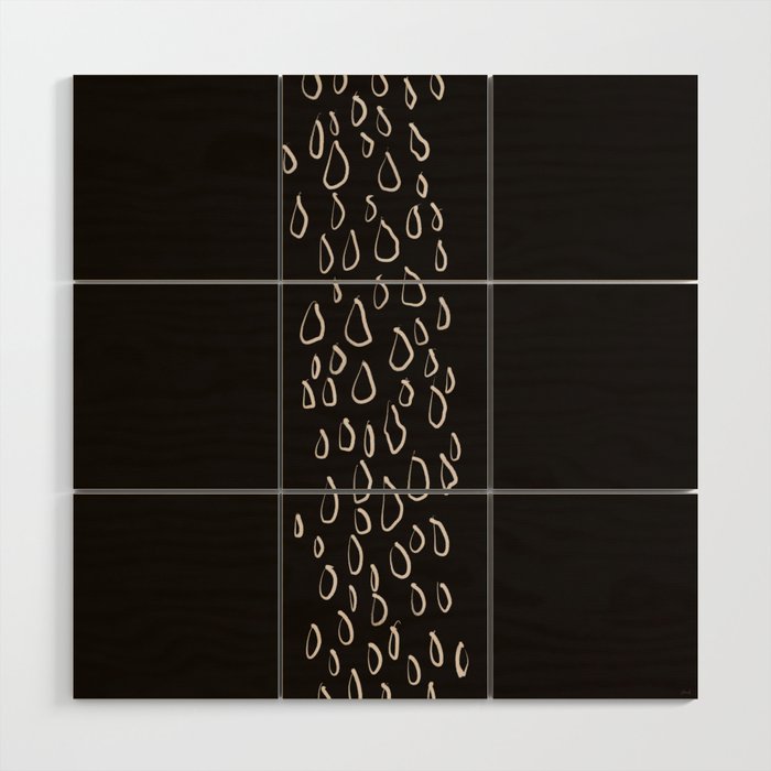 Spatial Concept 47. Minimal Painting Wood Wall Art