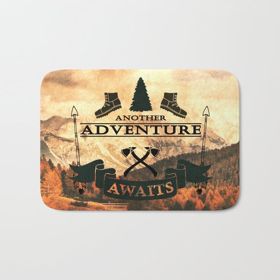 Another Adventure Awaits Bath Mat
