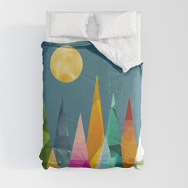 Moon in the Forest Comforter