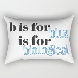 B is for Rectangular Pillow