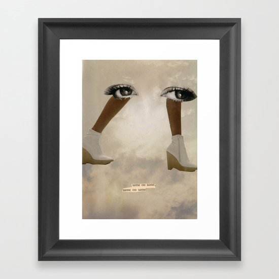 Keep Forward Framed Art Print