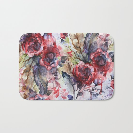 Bloodflowers Bath Mat