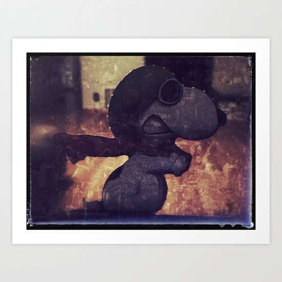 Flying Ace | Snoopy Art Print