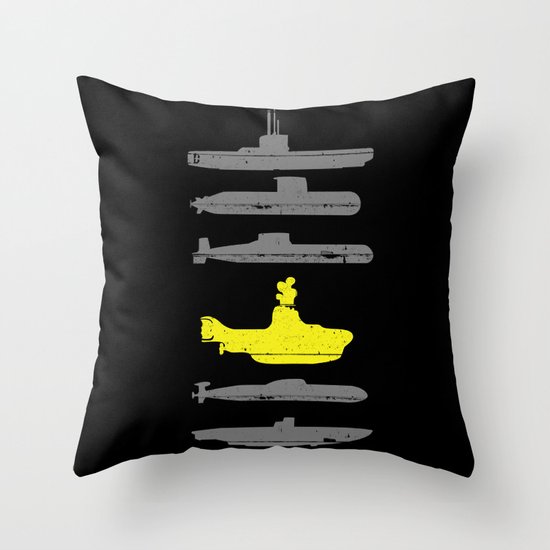 Know Your Submarines Throw Pillow
