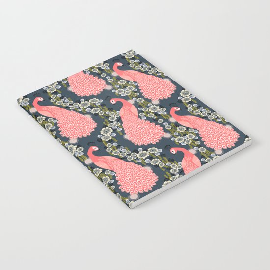 Peacock by Andrea Lauren Notebook