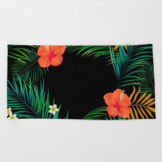 TROPICAL PARADISE Beach Towel
