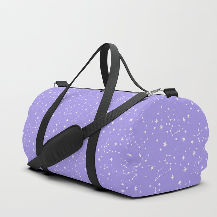 Purple Constellations Duffle Bag