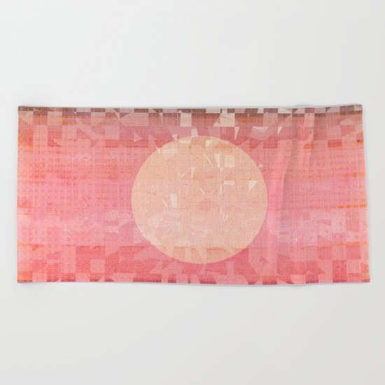 Shattered Beach Towel