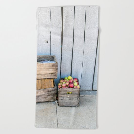 An Apple a Day Beach Towel