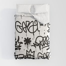Crowns & Graffiti pattern Comforter