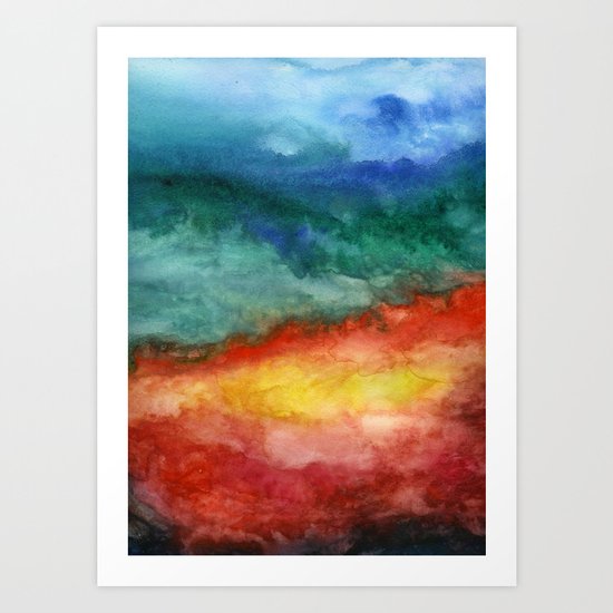Leaving California Art Print