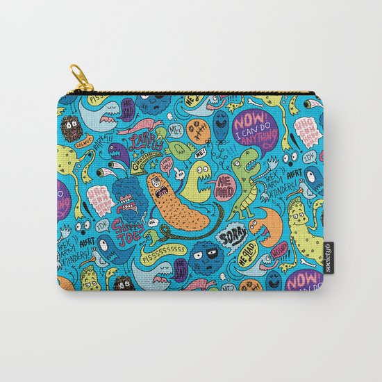 Gettin' Loose Pattern Carry-All Pouch