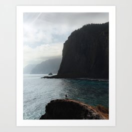 Madeira Cliffs Art Print