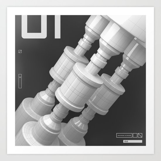 Idle Art Print