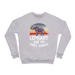 Elephant Animal Funny Ear Cute Baby Crewneck Sweatshirt