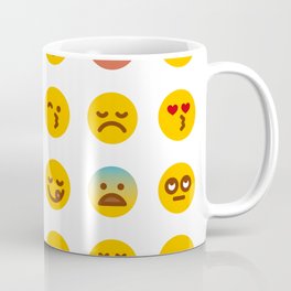 Cute Set of Emojis Coffee Mug