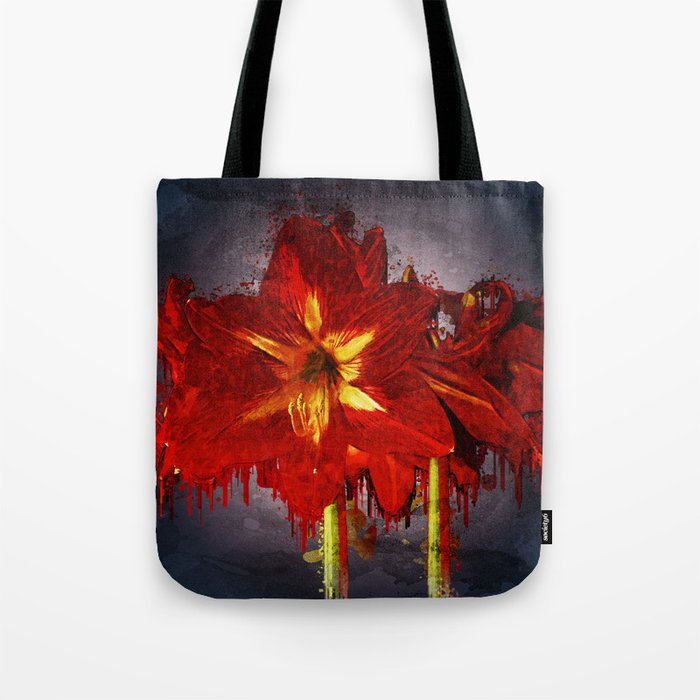 Amaryllis Blossom Flowers Tote Bag