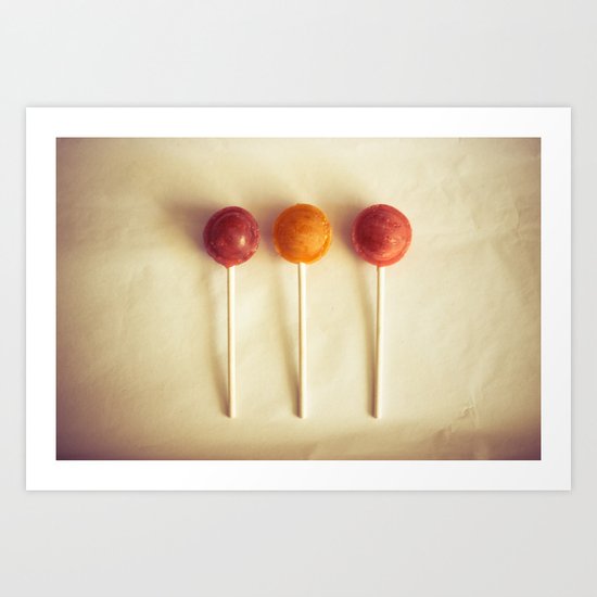 Lollypops Art Print