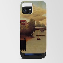 View of the Outskirts of Paris_Henri Russeau (French post-impressionist painter) iPhone Card Case