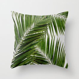 Palm Leaf III Throw Pillow