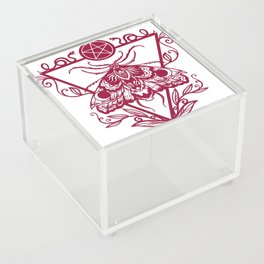 Moth & Pentagram Art Acrylic Box