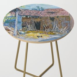 La grange (Barn) by Pierre Bonnard Side Table
