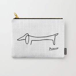 Pablo Picasso Dog (Lump) Artwork Shirt, Sketch Reproduction Carry-All Pouch