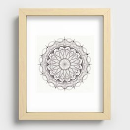 Mandala #1 Recessed Framed Print