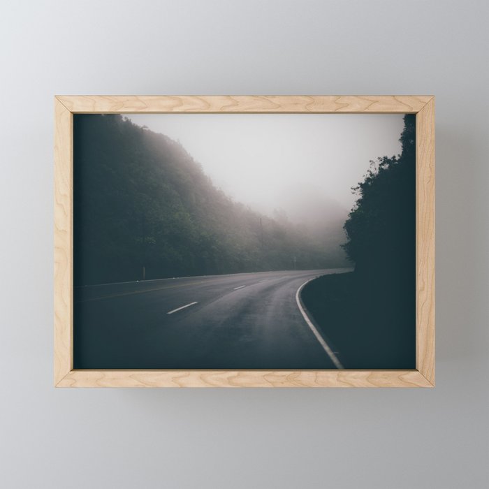 Costa Rica Fog Framed Mini Art Print
