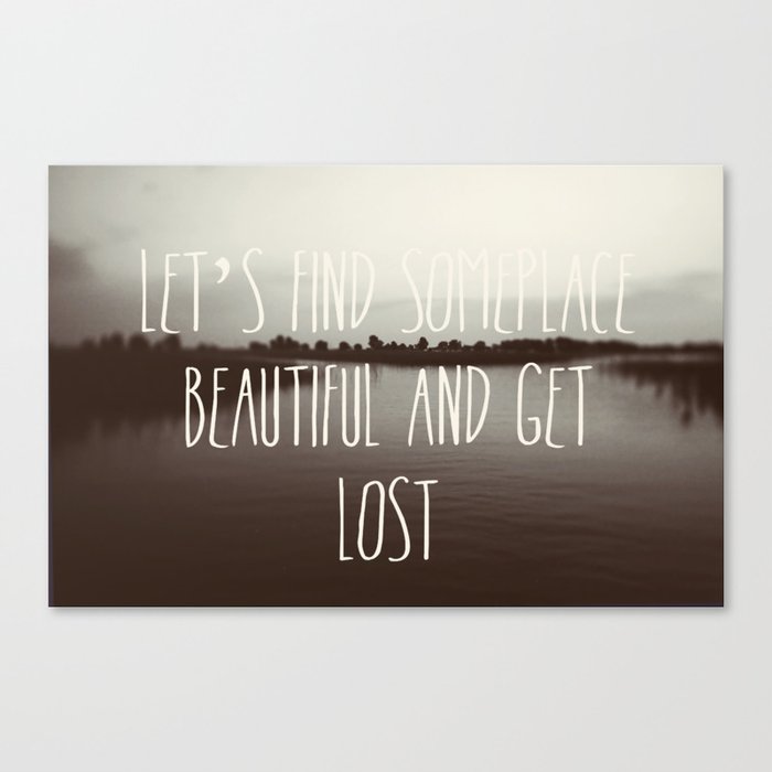 Someplace Canvas Print