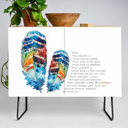 A Mother's Love Art - From All Of Their Children Credenza