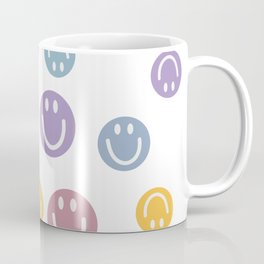 Cute Smiley Face Pattern Coffee Mug