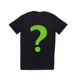 Enigma - green question mark T Shirt