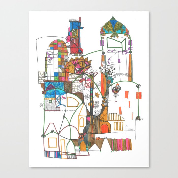 Towering Over Canvas Print