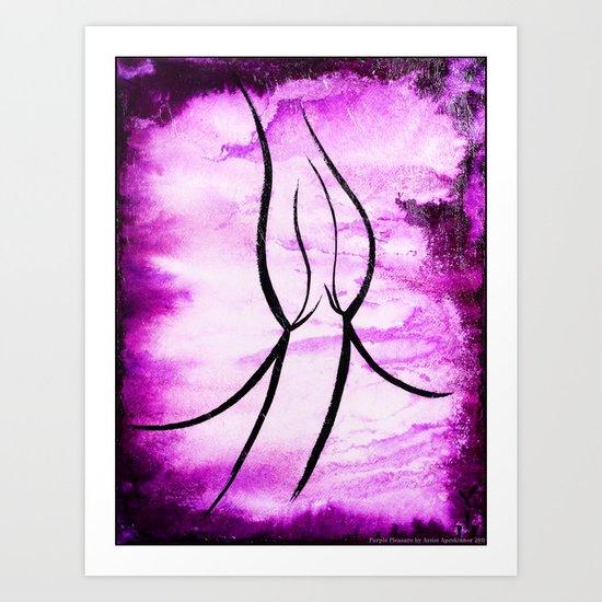 Purple Pleasure Art Print