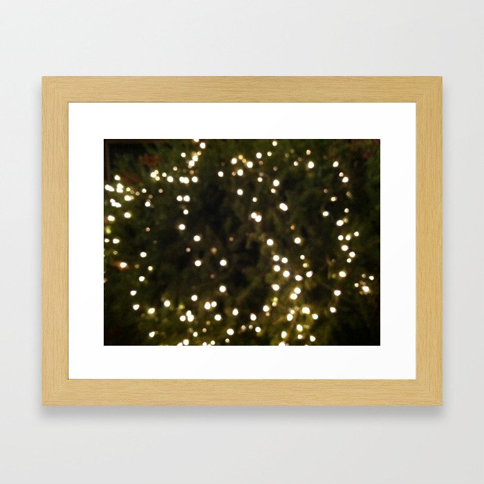 Boca Christmas Lights Framed Art Print