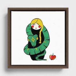 Matryoshka KokoLola Snake Girl Doll Framed Canvas