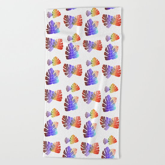 Colorful Tropics Beach Towel