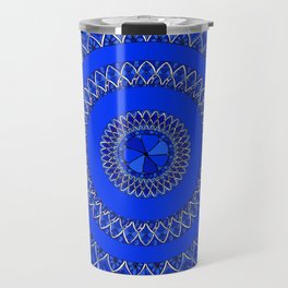Blue Mandala Travel Mug