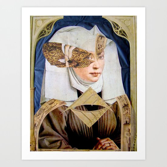JUNGE FRAU Art Print